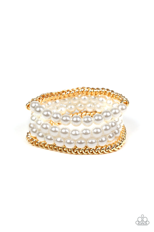 Paparazzi Accessories: Industrial Incognito - Gold Bracelet