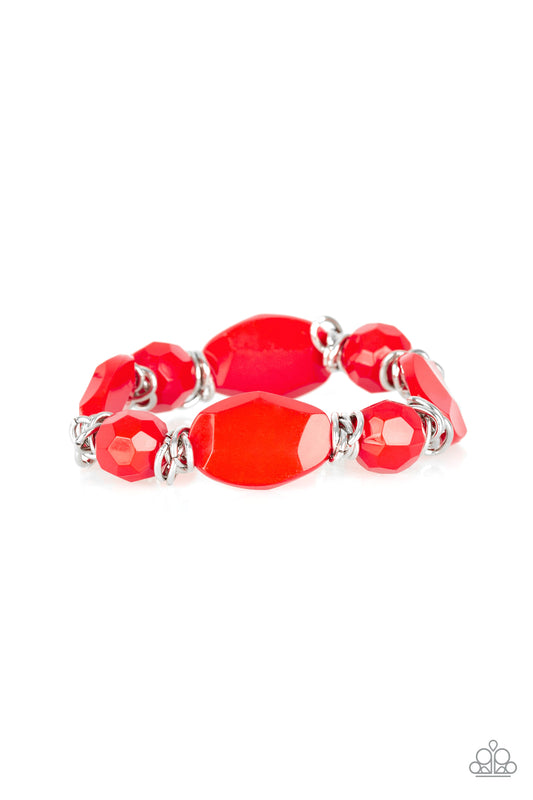 Paparazzi Accessories: Savor The Flavor - Red Bracelet