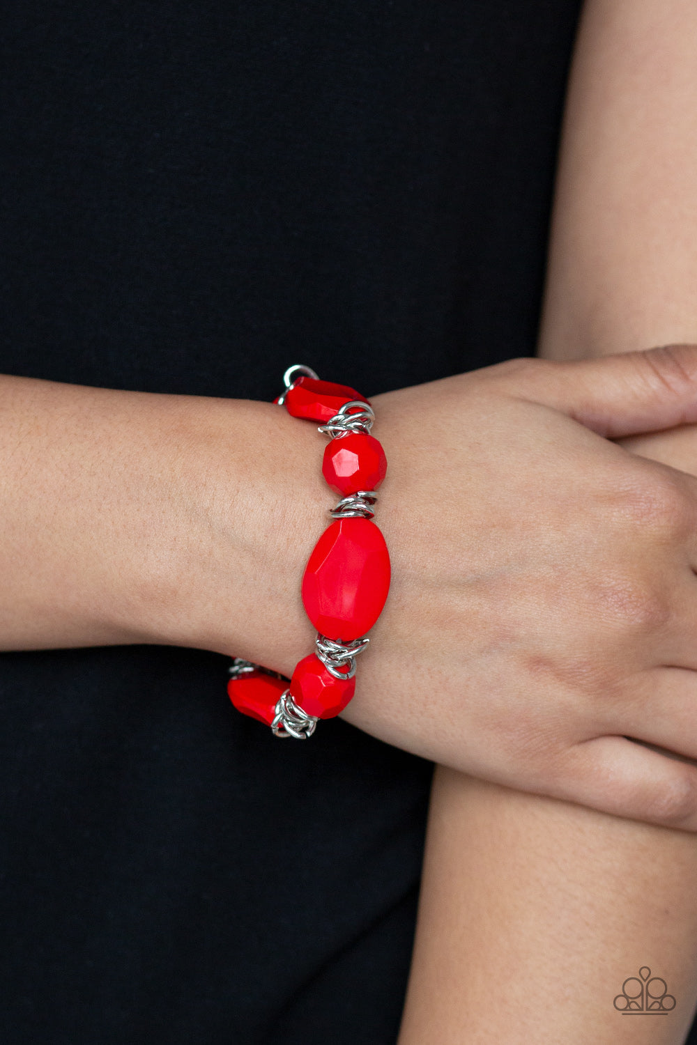 Paparazzi Accessories: Savor The Flavor - Red Bracelet