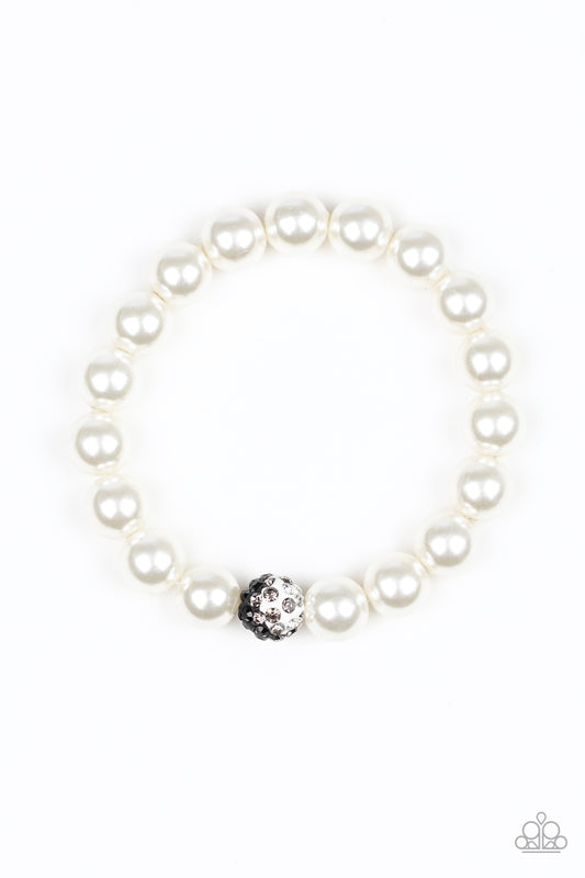 Paparazzi Accessories: Voila! - White Bracelet