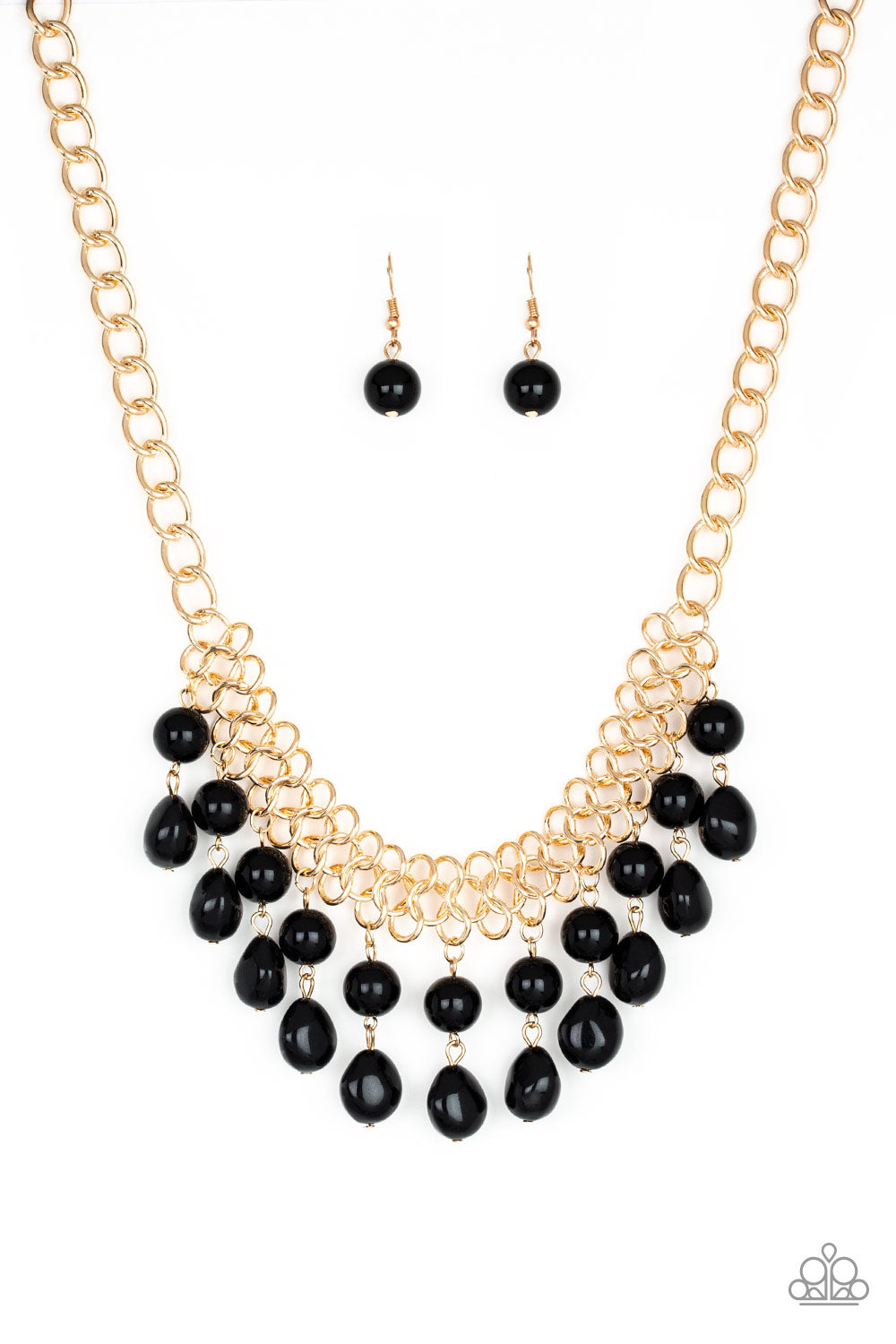 Paparazzi Accessories: 5th Avenue Fleek - Black Necklace