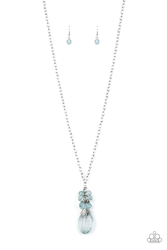 Paparazzi Accessories: Crystal Cascade - Blue Necklace