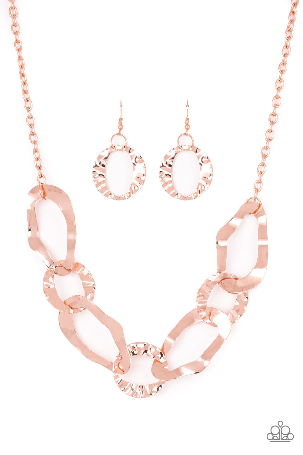 Paparazzi Accessories: Capital Contour - Copper Necklace