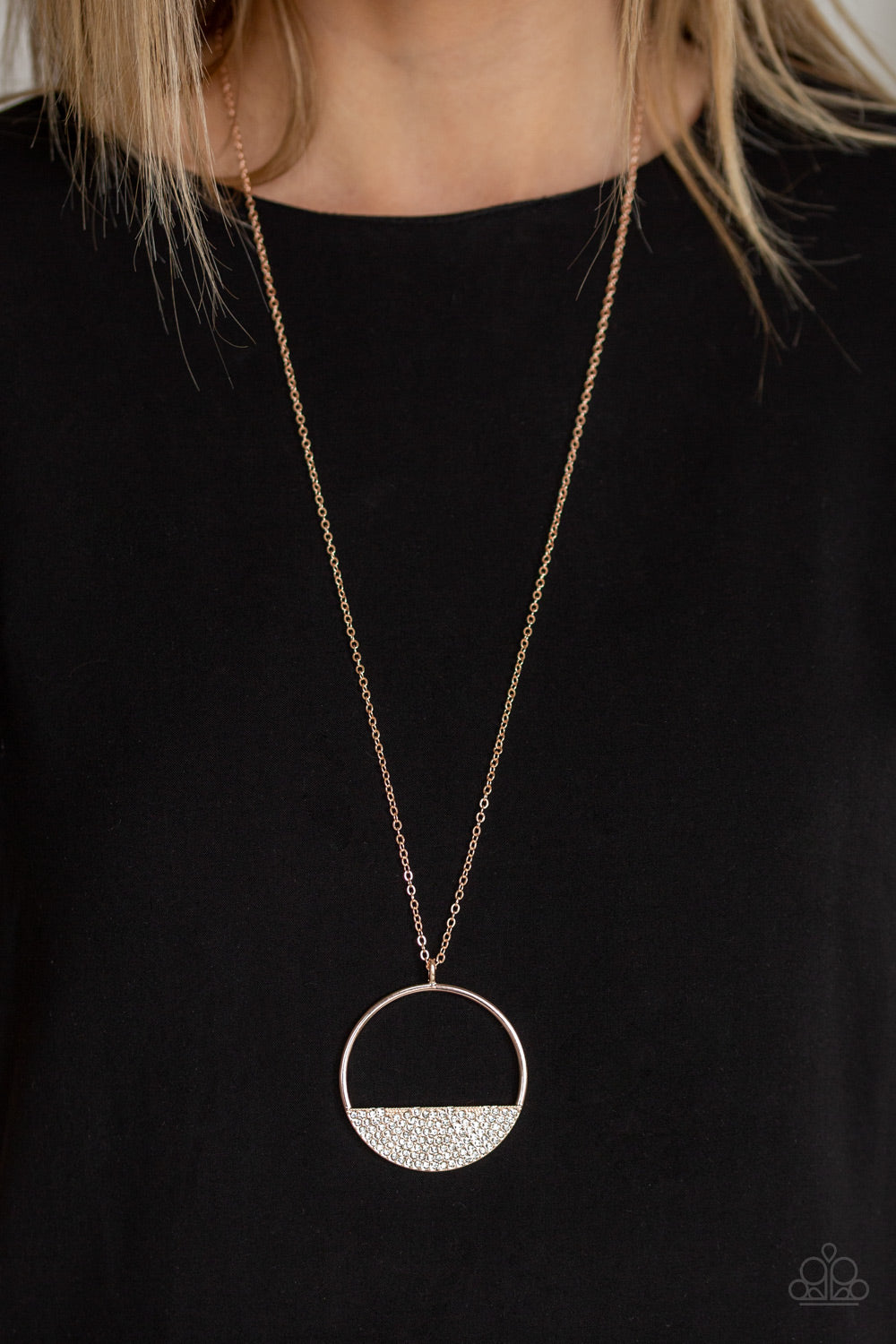 Paparazzi Accessories: Bet Your Bottom Dollar - Rose Gold Necklace