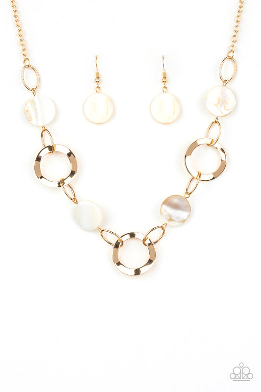 Paparazzi Accessories: Bermuda Bliss - Gold Necklace