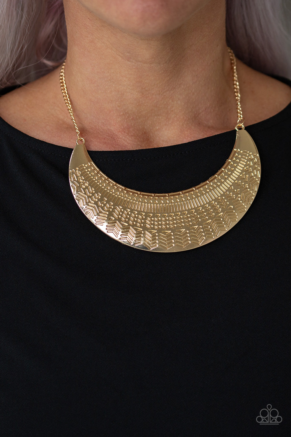 Paparazzi Accessories: Large As Life - Gold Necklace