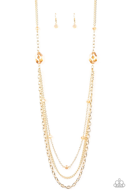 Paparazzi Accessories: Dare To Dazzle - Gold Necklace