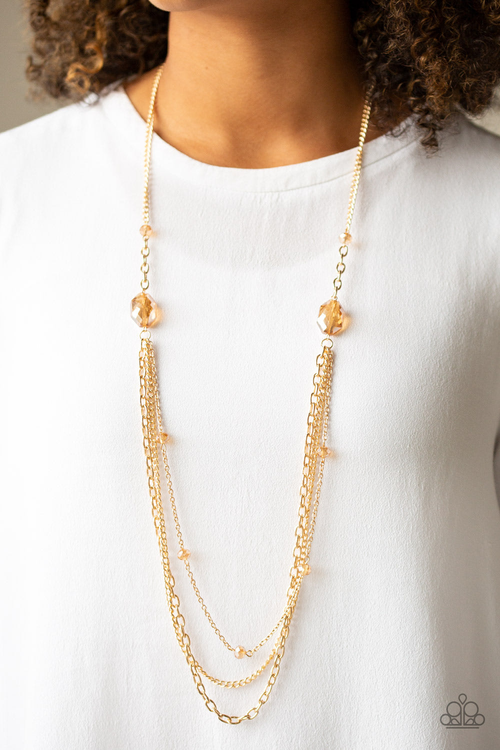 Paparazzi Accessories: Dare To Dazzle - Gold Necklace