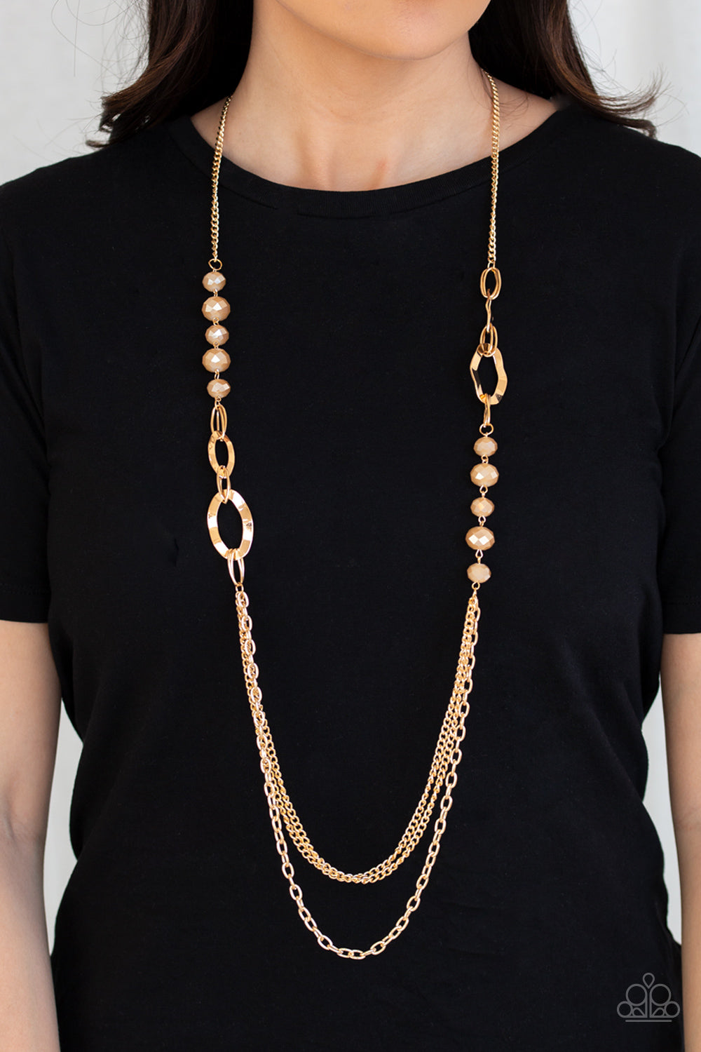 Paparazzi Accessories: Modern Girl Glam - Gold Necklace