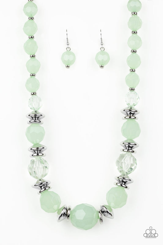Paparazzi Accessories: Dine and Dash - Green Necklace