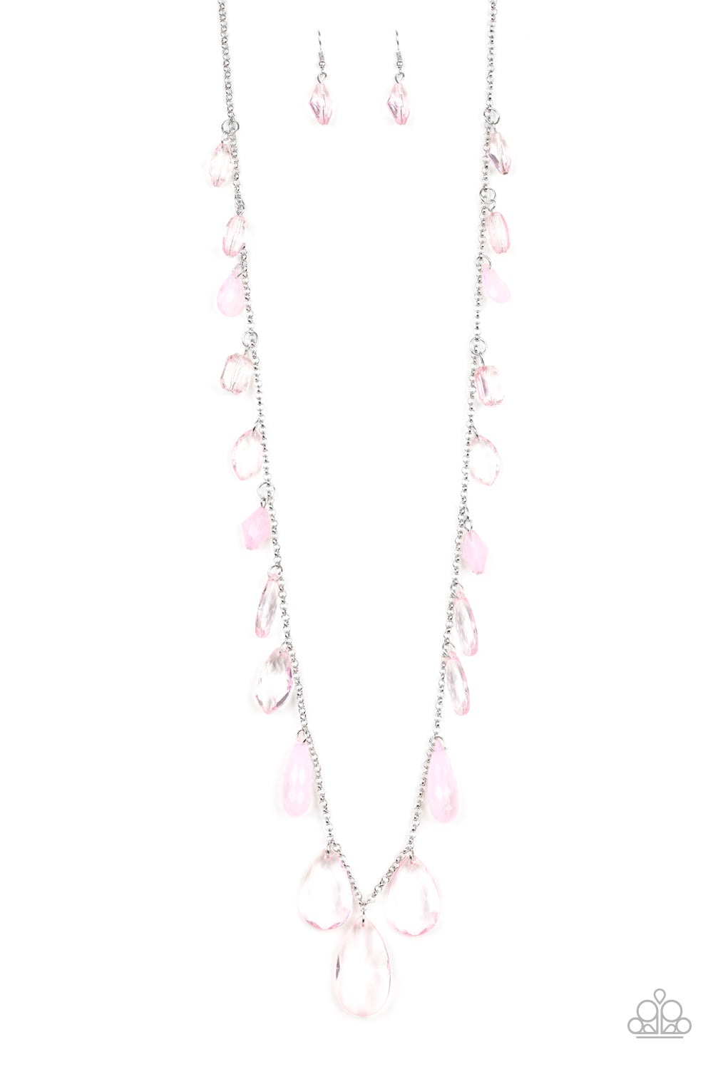 Paparazzi Accessories: GLOW And Steady Wins The Race - Pink Necklace