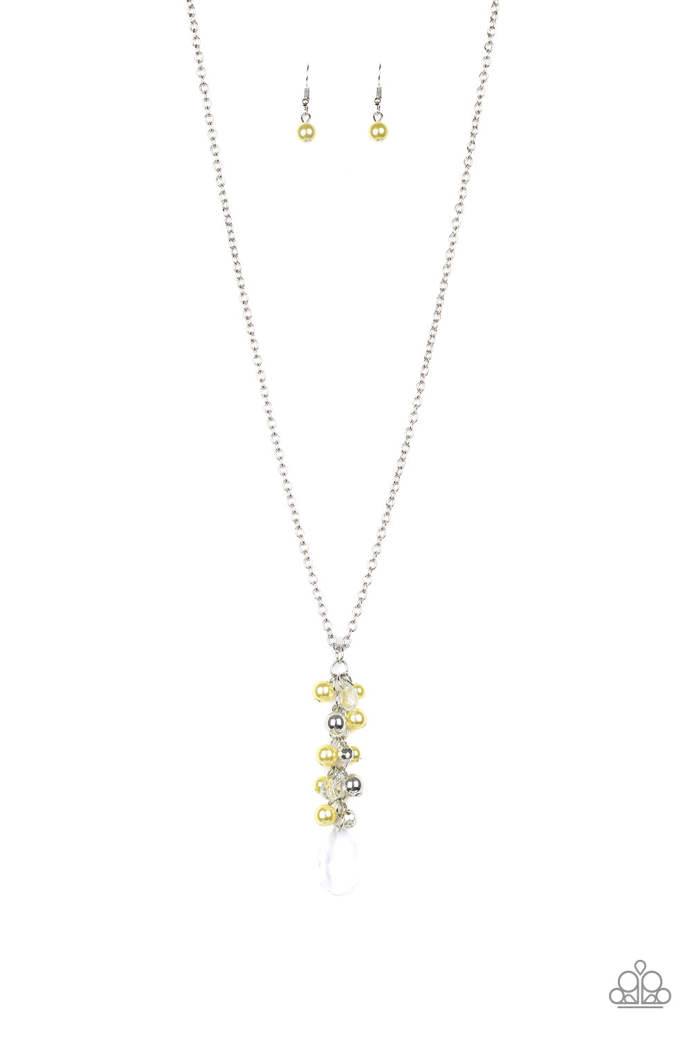 Paparazzi Accessories: Teardrop Serenity - Yellow Necklace