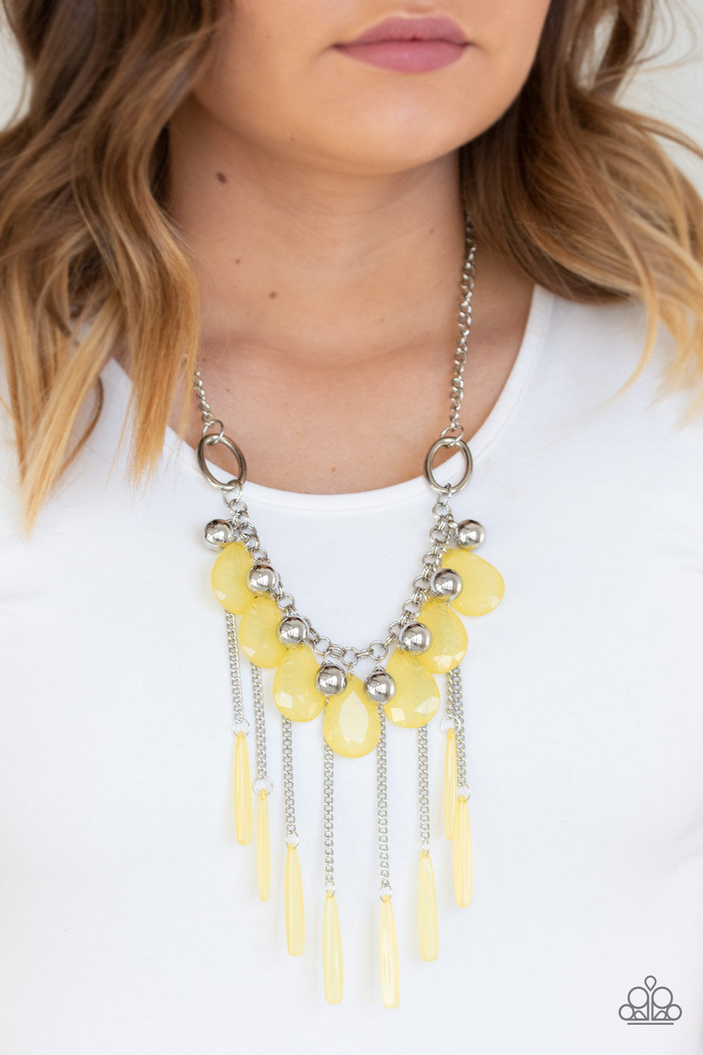 Paparazzi Accessories: Roaring Riviera - Yellow Necklace