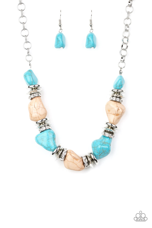 Paparazzi Accessories: Stunningly Stone Age - Multi Necklace