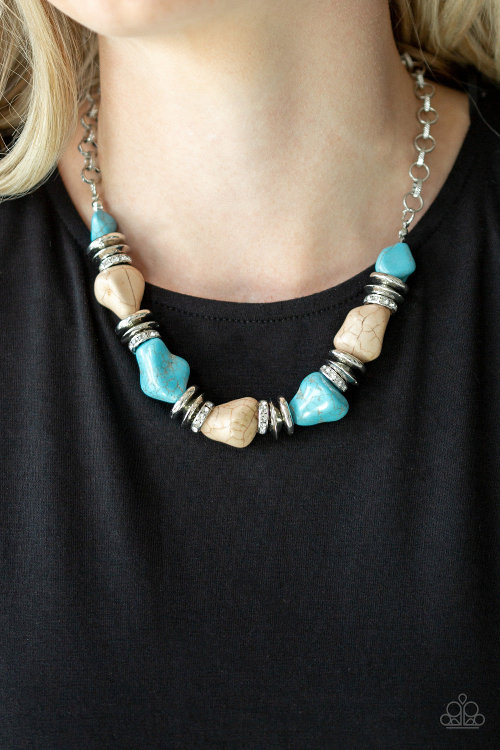 Paparazzi Accessories: Stunningly Stone Age - Multi Necklace
