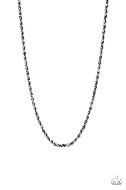 Paparazzi Accessories: Double Dribble - Black Necklace