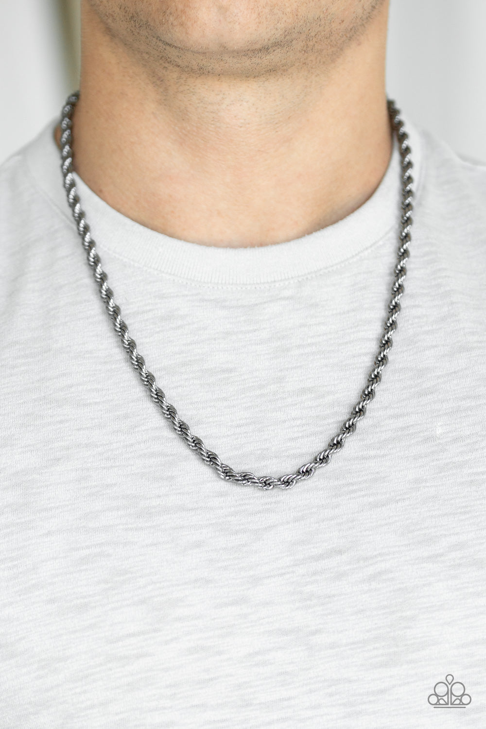 Paparazzi Accessories: Double Dribble - Black Necklace