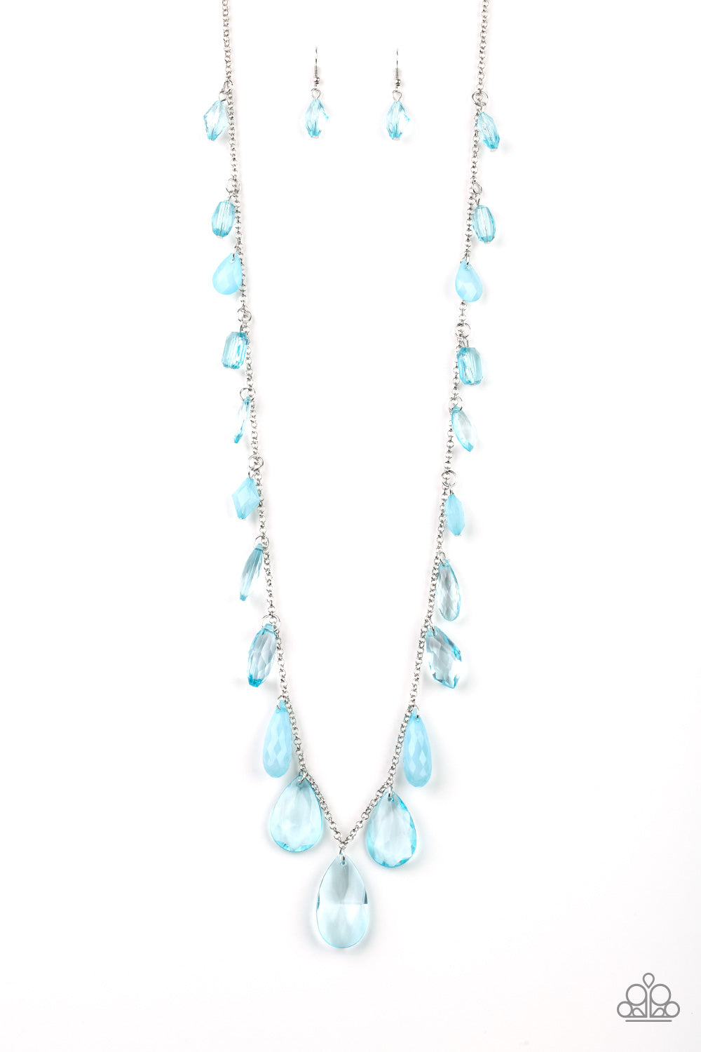 Paparazzi Accessories: GLOW And Steady Wins The Race - Blue Necklace