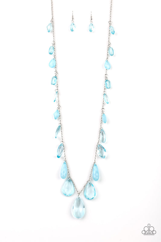 Paparazzi Accessories: GLOW And Steady Wins The Race - Blue Necklace