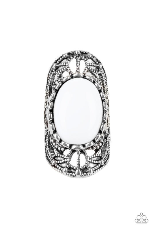 Paparazzi Accessories: Drama Dream - White Ring