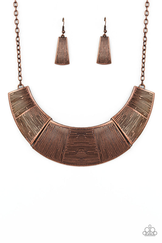 Paparazzi Accessories: More Roar - Copper Necklace