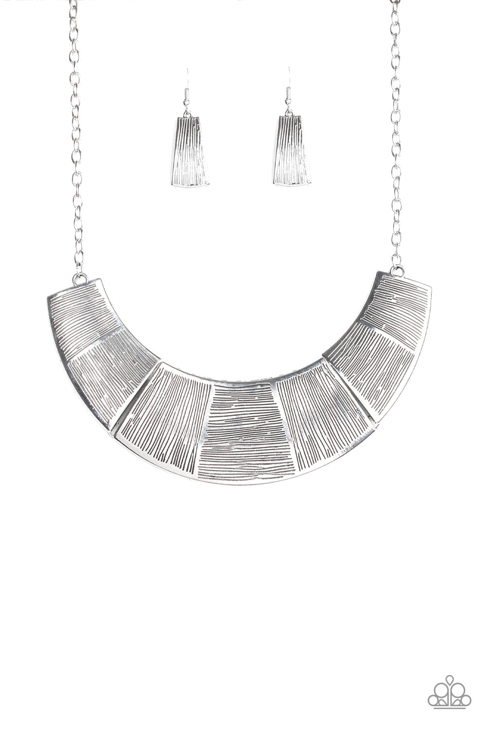 Paparazzi Accessories: More Roar - Silver Necklace