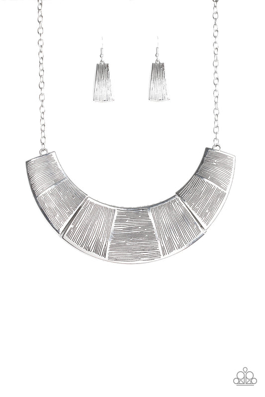 Paparazzi Accessories: More Roar - Silver Necklace