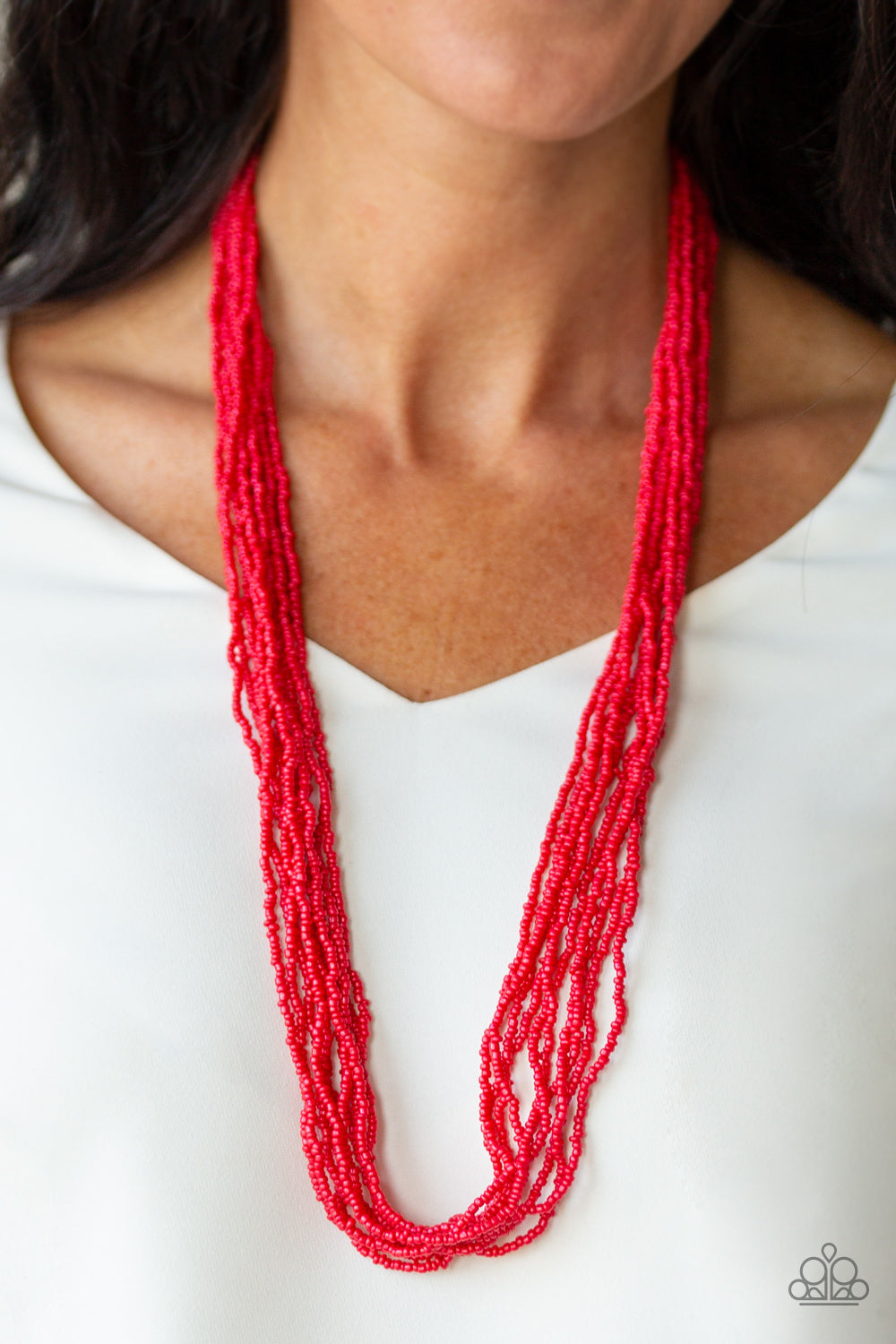 Paparazzi Accessories: Congo Colada - Red Necklace