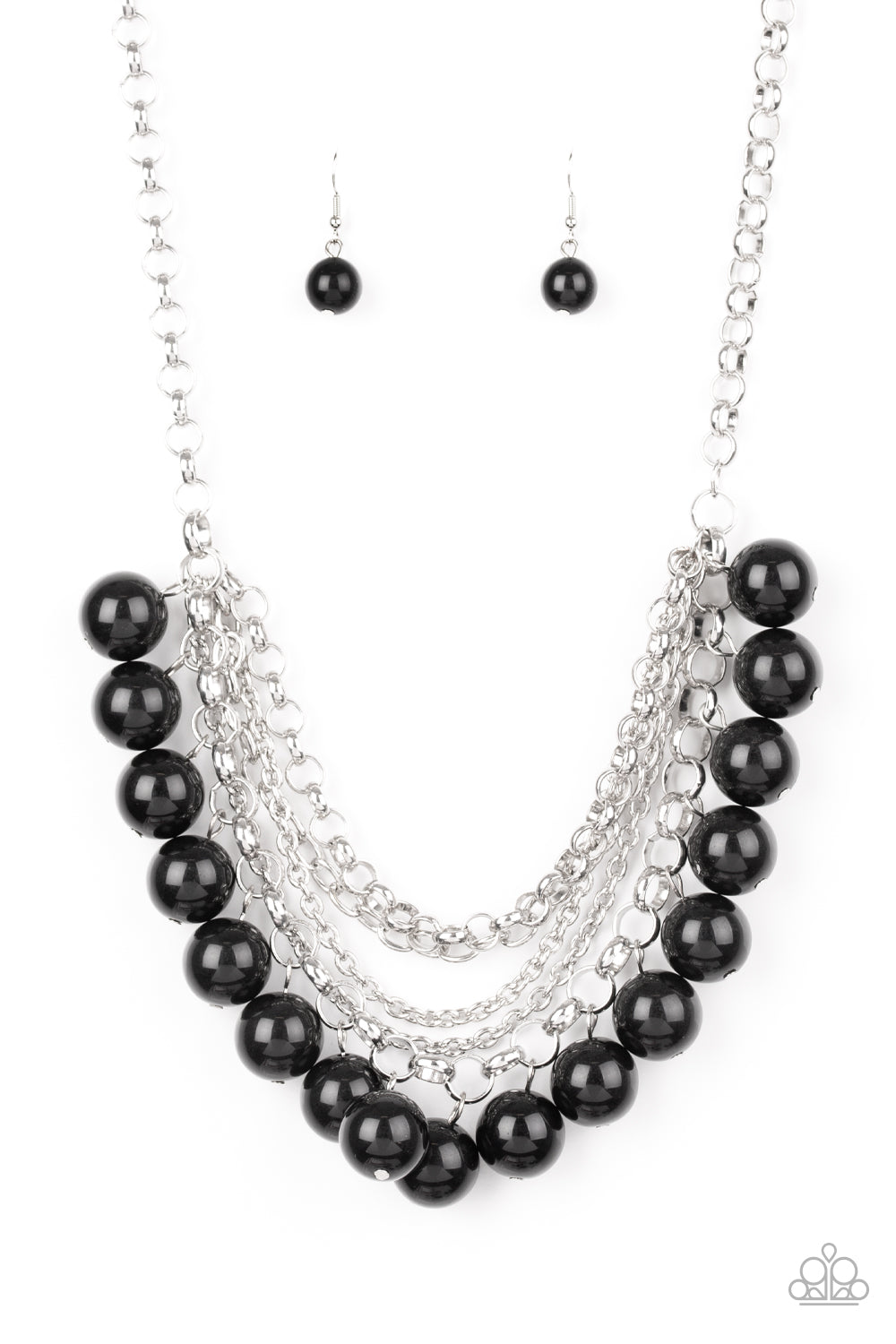 Paparazzi Accessories: One-Way WALL STREET - Black Necklace
