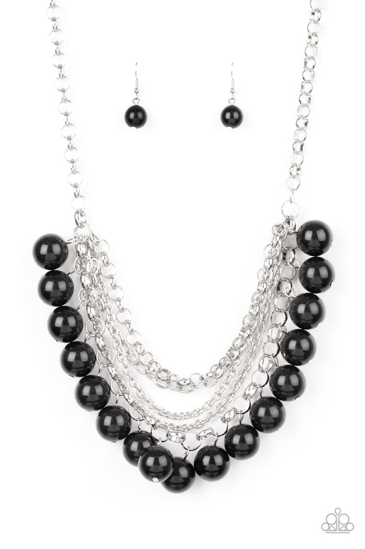 Paparazzi Accessories: One-Way WALL STREET - Black Necklace