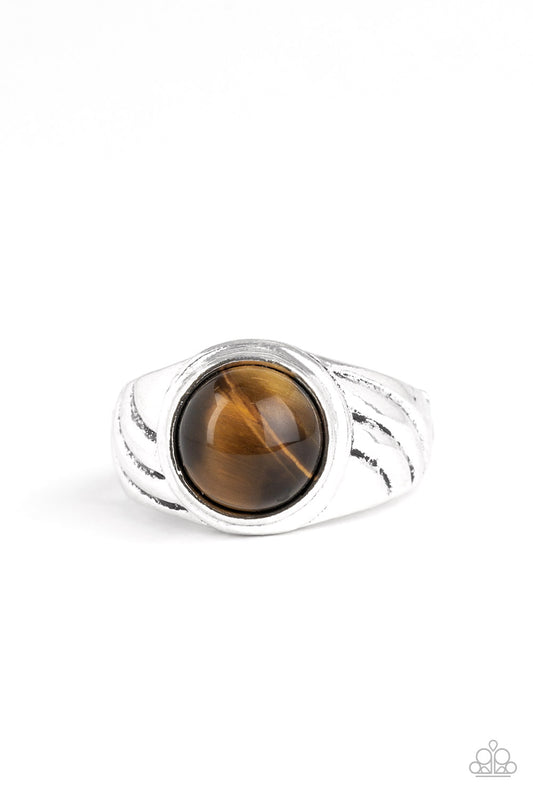 Paparazzi Accessories: Play It Cool - Brown Ring
