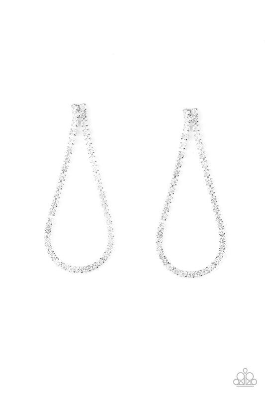 Paparazzi Accessories: Diamond Drops - White Earring