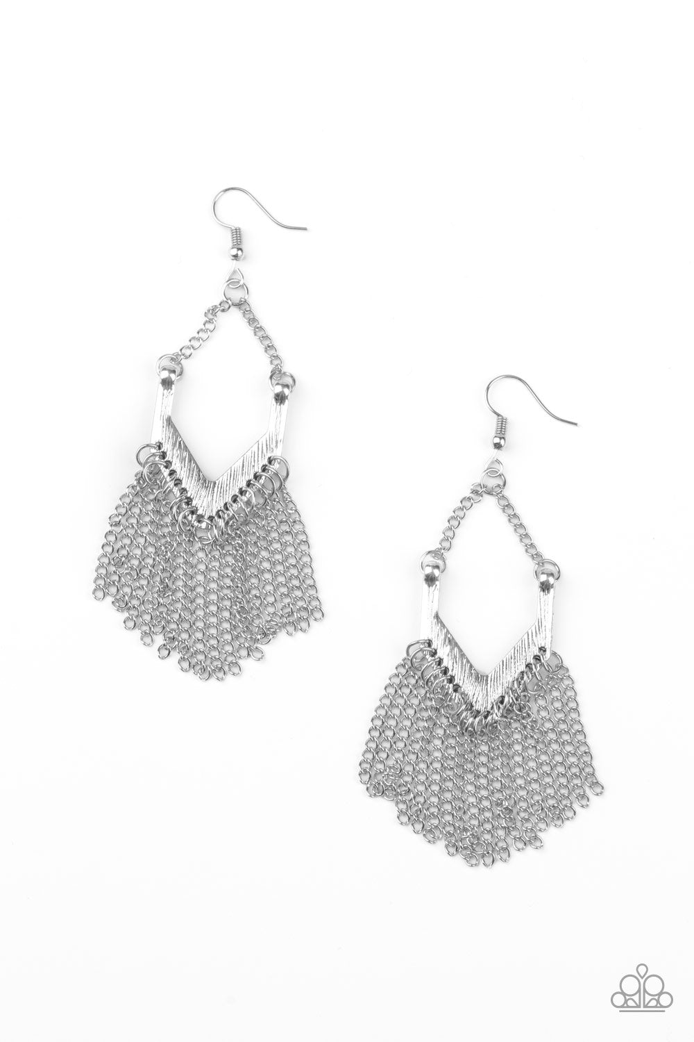 Paparazzi Accessories: Unchained Fashion - Silver Earring