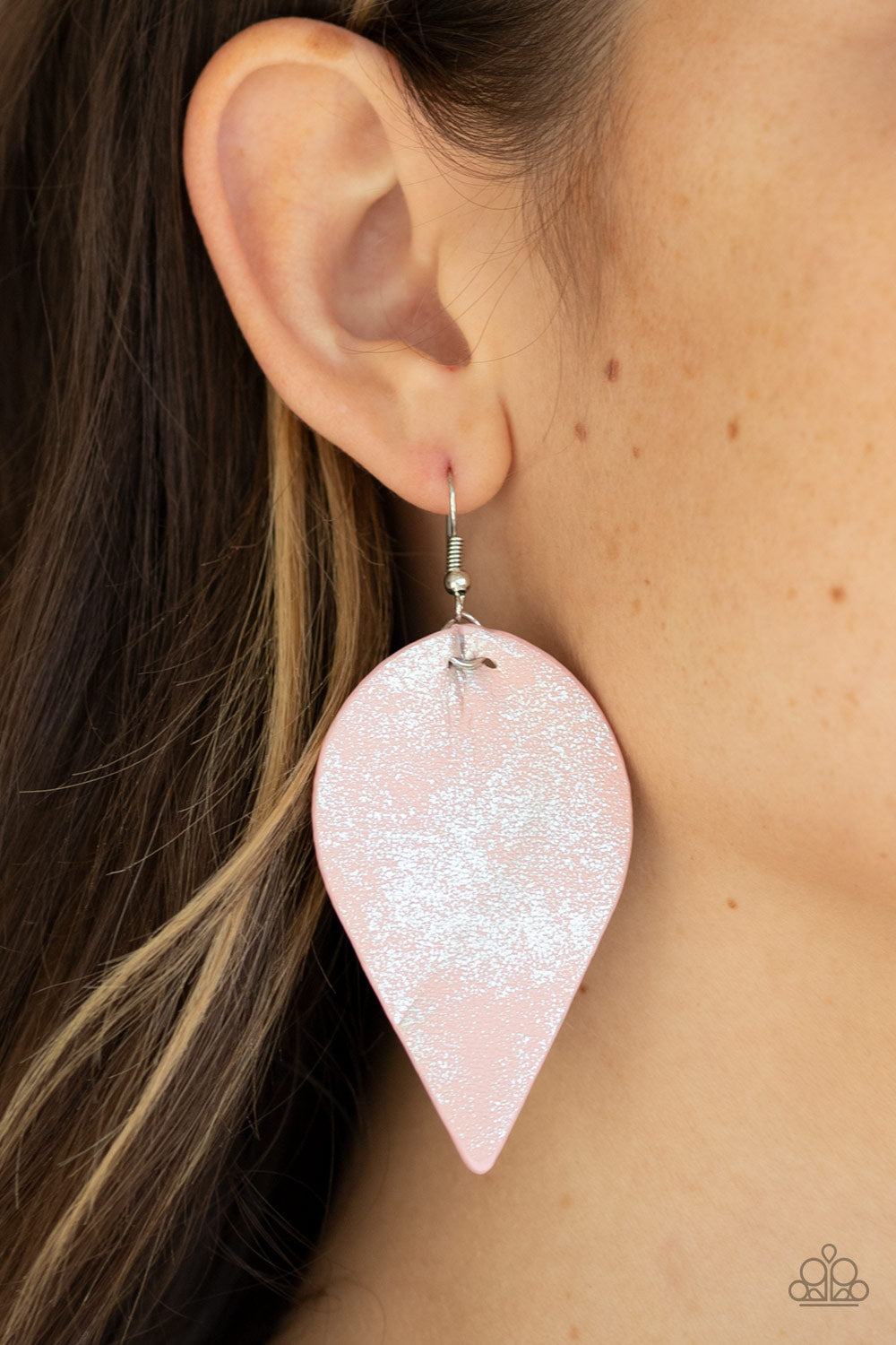 Paparazzi Accessories: Enchanted Shimmer - Pink Earring