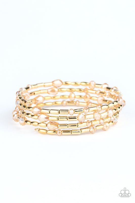 Paparazzi Accessories: Regal Remix - Gold Bracelet