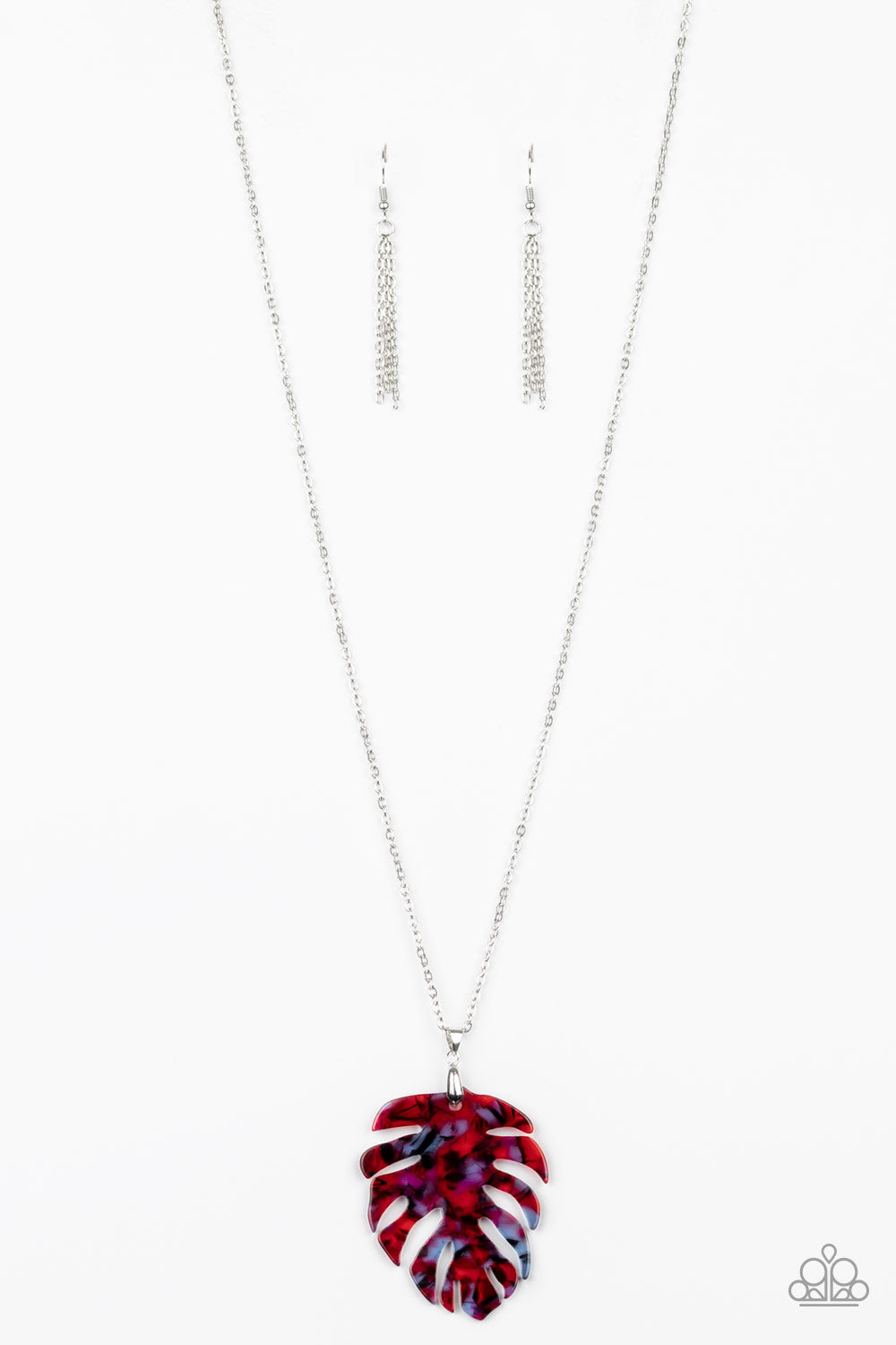 Paparazzi Accessories: Prismatic Palms - Red Necklace
