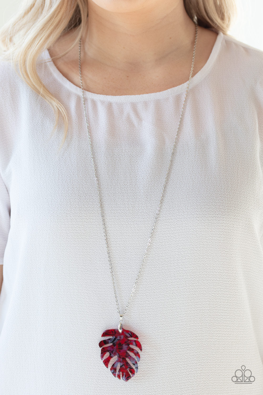 Paparazzi Accessories: Prismatic Palms - Red Necklace