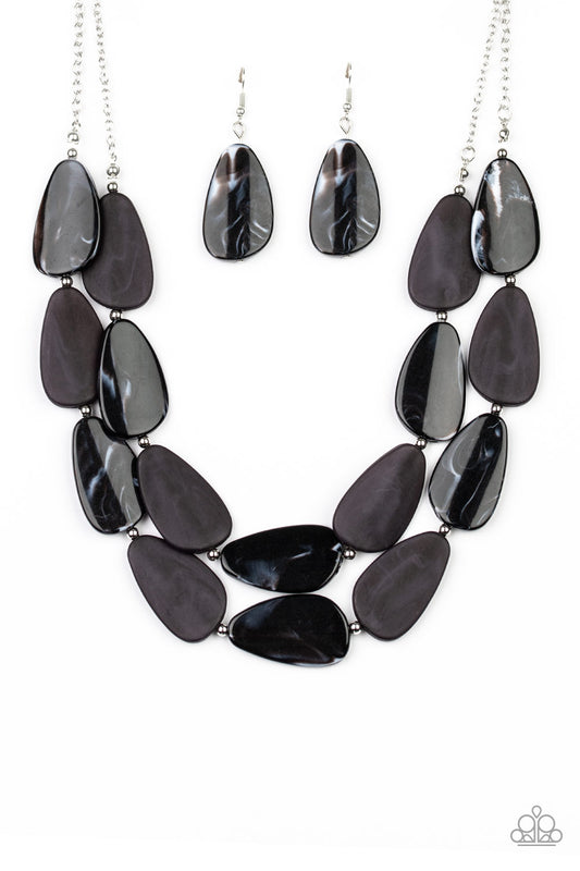 Paparazzi Accessories:Colorfully Calming - Black Necklace