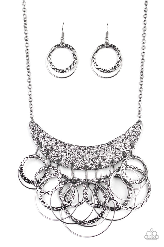 Paparazzi Accessories: Metro Eclipse - Black Earring