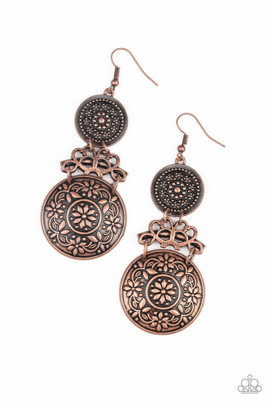Paparazzi Accessories: Garden Adventure - Copper Earring
