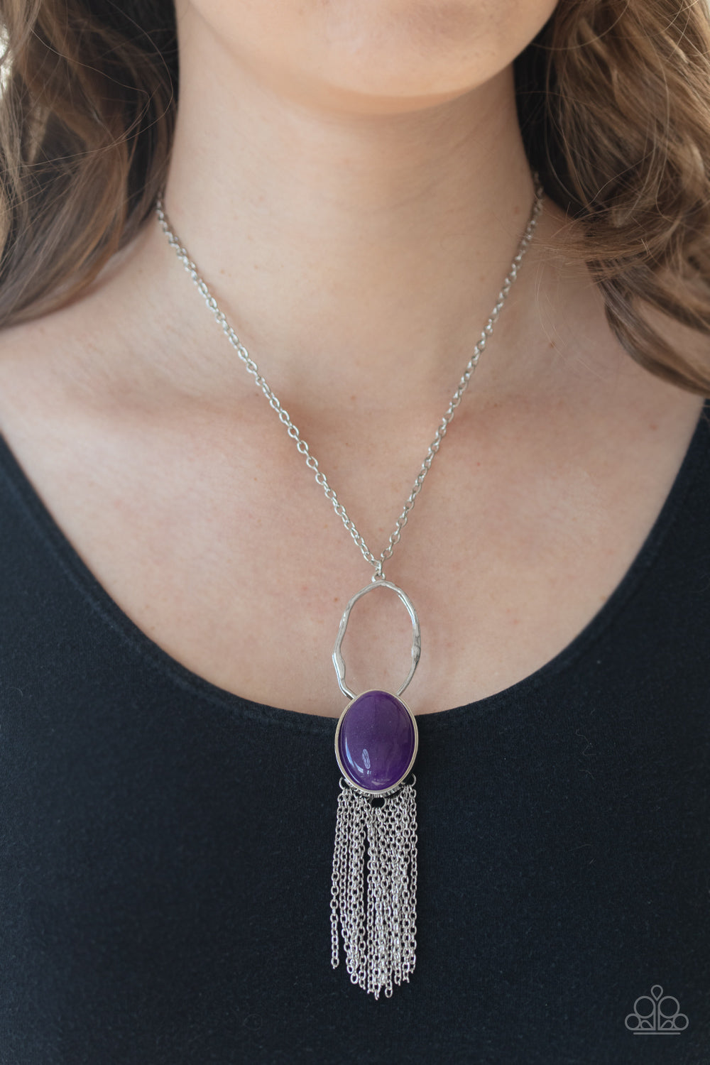 Paparazzi Necklace: Dewy Desert - Purple Necklace