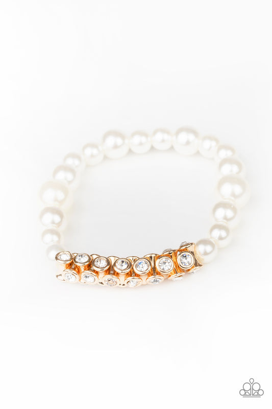 Paparazzi Accessories: Traffic-Stopping Sparkle - Gold Bracelet