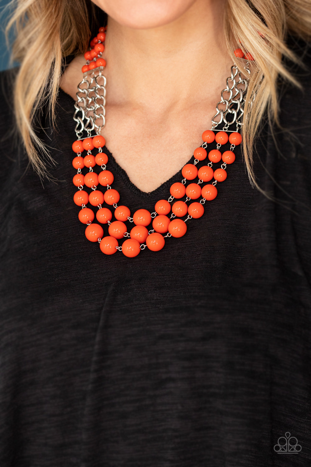 Paparazzi Accessories: A La Vogue - Orange Necklace