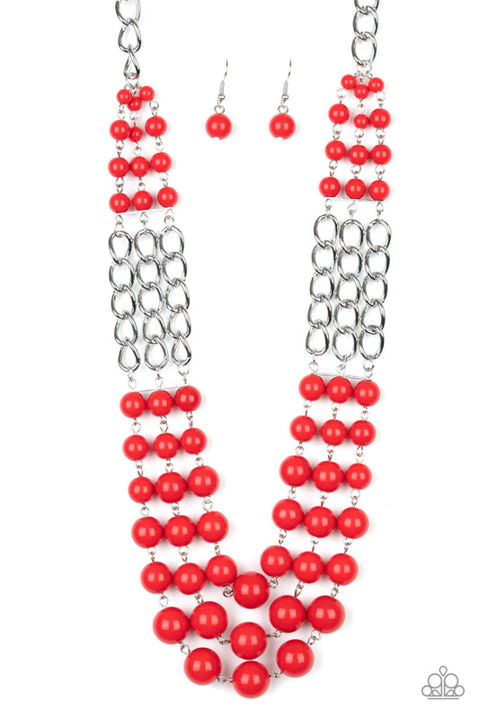 Paparazzi Accessories: A La Vogue - Red Necklace
