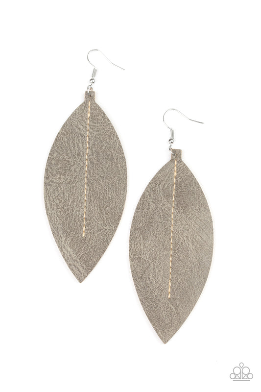 Paparazzi Accessories: Naturally Beautiful - Silver Earring