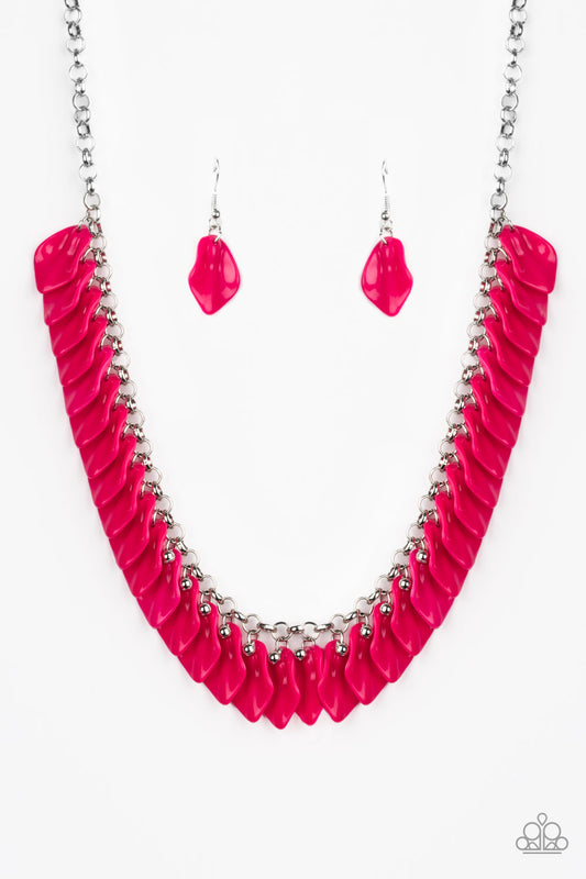 Paparazzi Accessories: Super Bloom - Pink Necklace