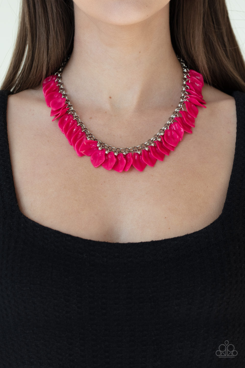 Paparazzi Accessories: Super Bloom - Pink Necklace