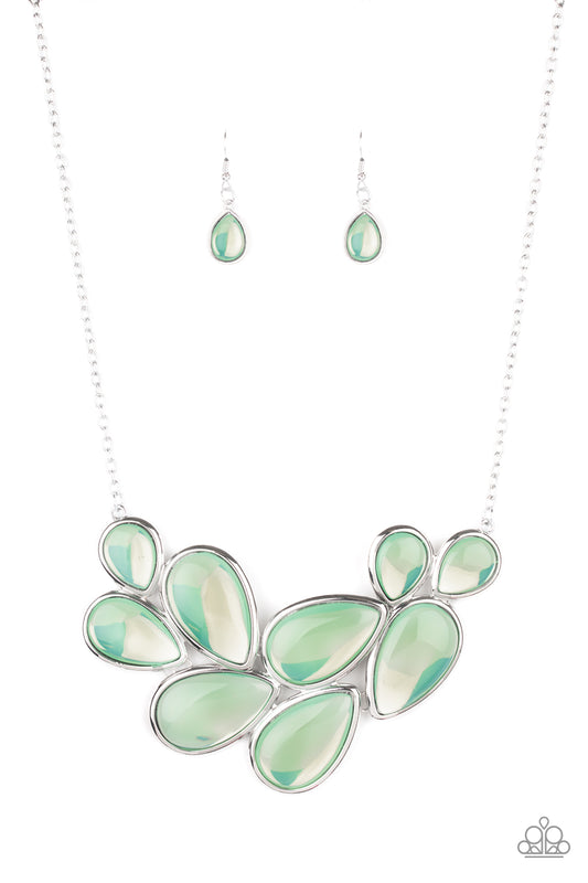 Paparazzi Accessories: Iridescently Irresistible - Green Necklace