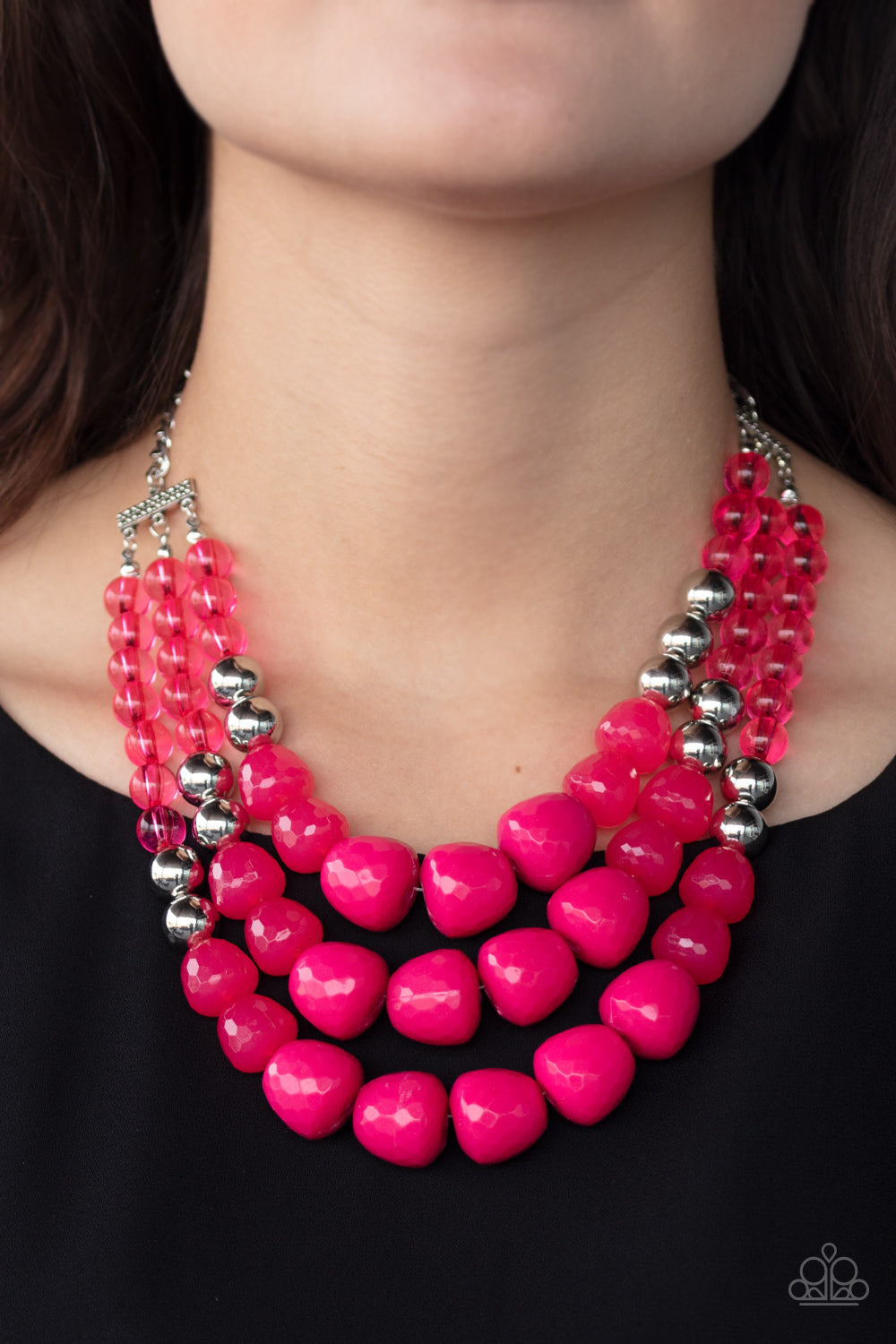 Paparazzi Accessories: Forbidden Fruit - Pink Necklace