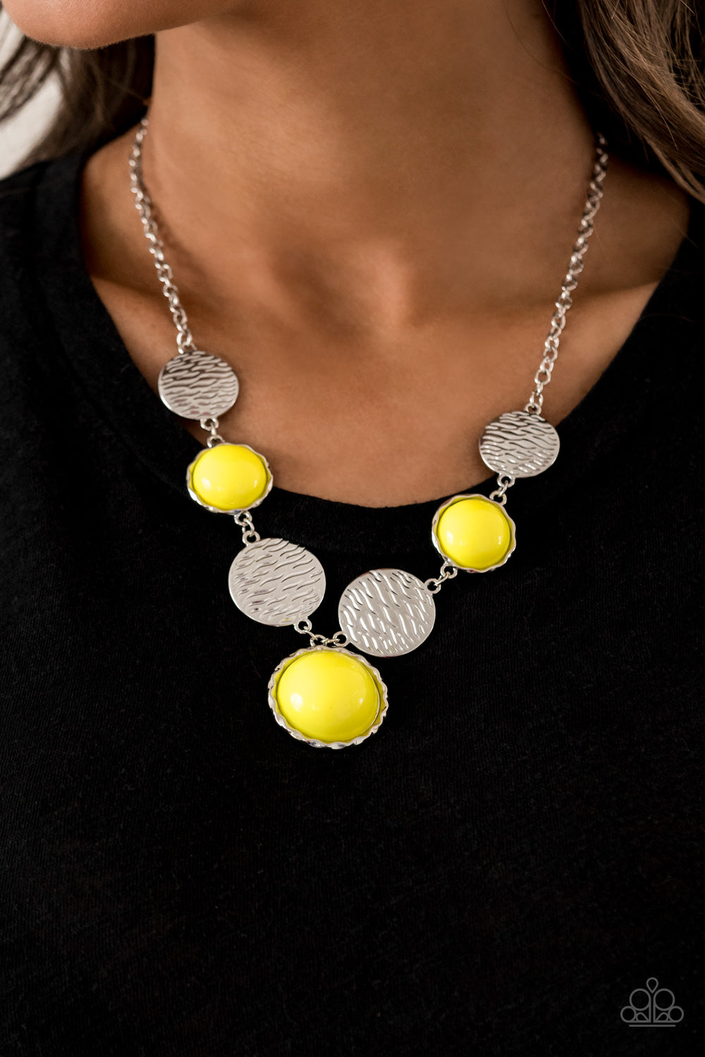 Paparazzi Accessories: Bohemian Bombshell - Yellow Necklace